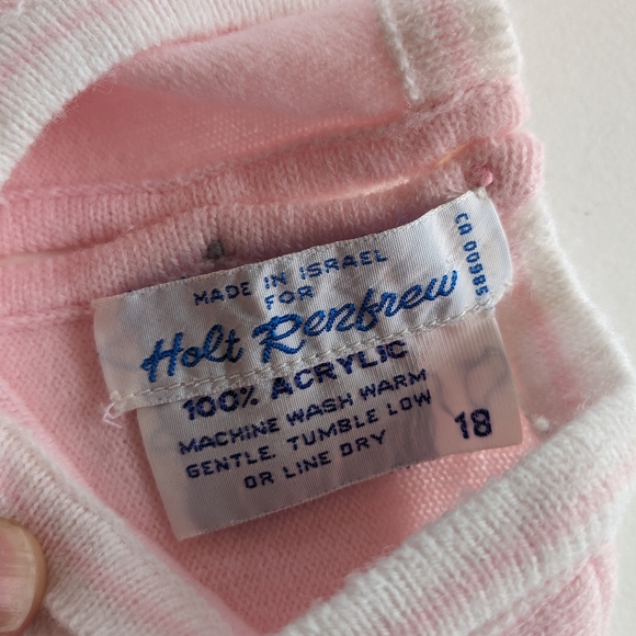 HOLT RENFREW Vintage Knit Dress - Picture 4 of 4